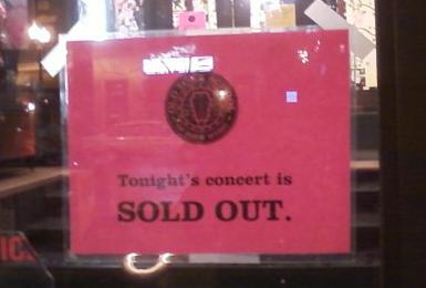 Old Town School - Sold Out